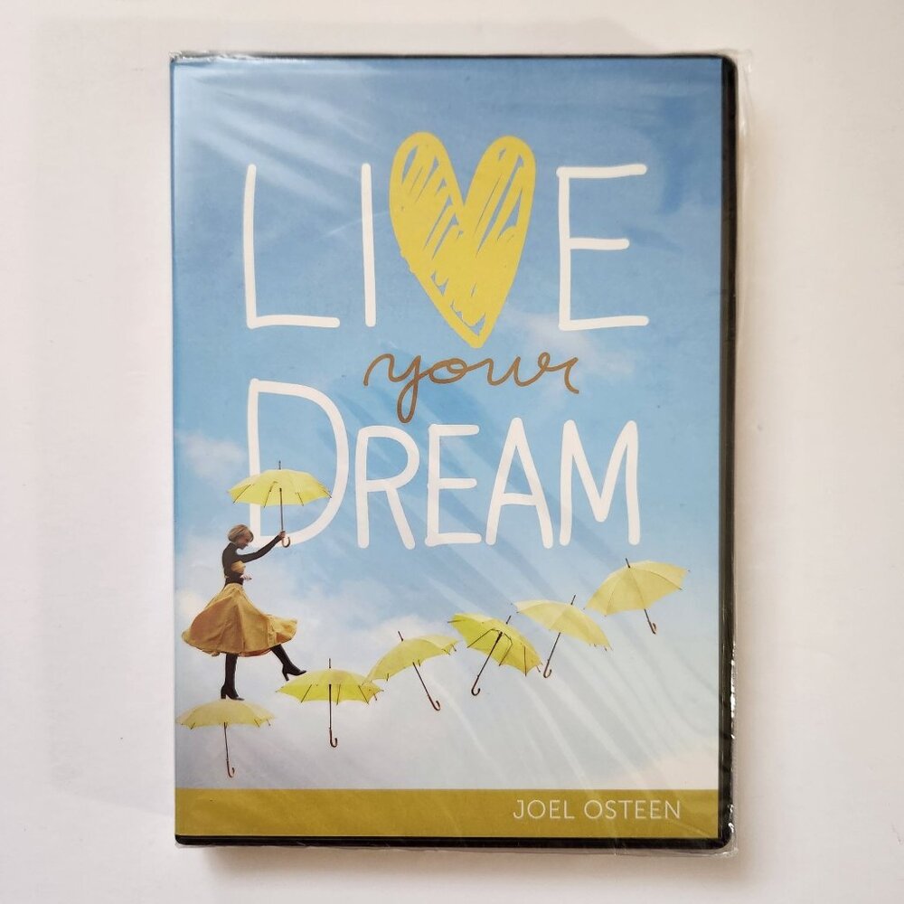 Live Your Dream DVD By Joel Osteen Motivational Inspirational Video
